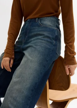 Sale Wide-Leg-Jeans High Waist Damen Bekleidung·Shirts & Tops|Jeans