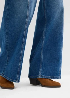 Wide-Leg-Jeans High Waist Damen Bekleidung·Shirts & Tops|Jeans