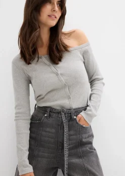 Damen bonprix Jeans|Bekleidung·Shirts & Tops|Wide-Leg-Jeans High Waist