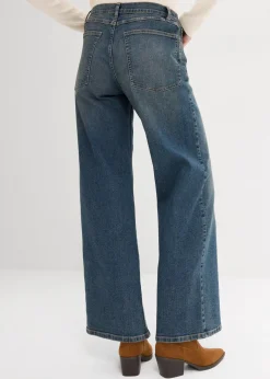 Sale Wide-Leg-Jeans, High Waist Damen Kurzgrößen|Jeans