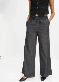 Sale Wide-Leg-Jeans, High Waist Damen Bekleidung·Shirts & Tops|Jeans