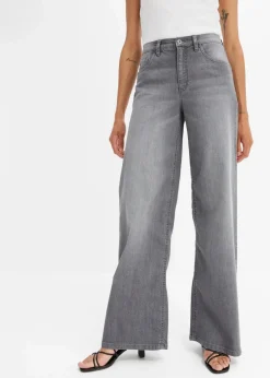 Clearance Wide-Leg-Jeans, High Waist Damen Kurzgrößen|Jeans
