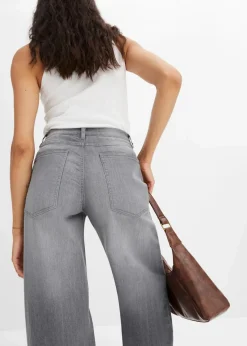 Clearance Wide-Leg-Jeans, High Waist Damen Kurzgrößen|Jeans
