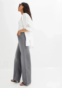 Clearance Wide-Leg-Jeans, High Waist Damen Kurzgrößen|Jeans