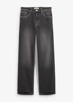 Wide-Leg-Jeans High Waist Damen Jeans|Bekleidung·Shirts & Tops