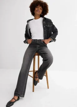 Wide-Leg-Jeans High Waist Damen Jeans|Bekleidung·Shirts & Tops