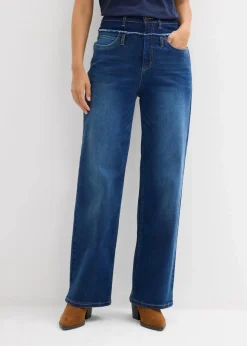 Clearance Wide-Leg-Jeans High Waist Damen Jeans|Bekleidung·Shirts & Tops