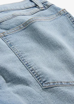 Damen bonprix Kurzgrößen|Bekleidung·Shirts & Tops|Wide-Leg-Jeans, High Waist