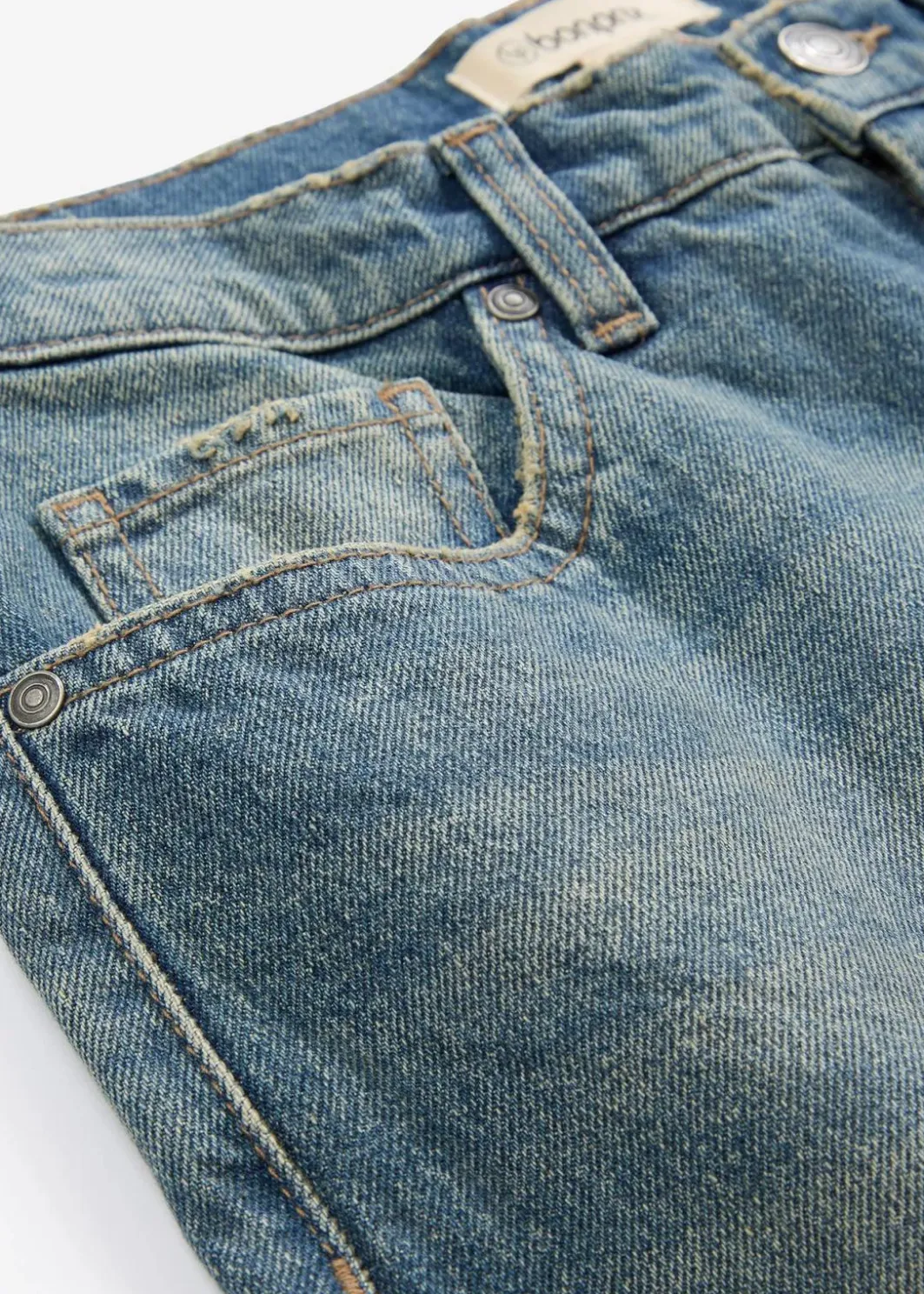 Damen bonprix Jeans|Bekleidung·Shirts & Tops|Wide-Leg-Jeans High Waist