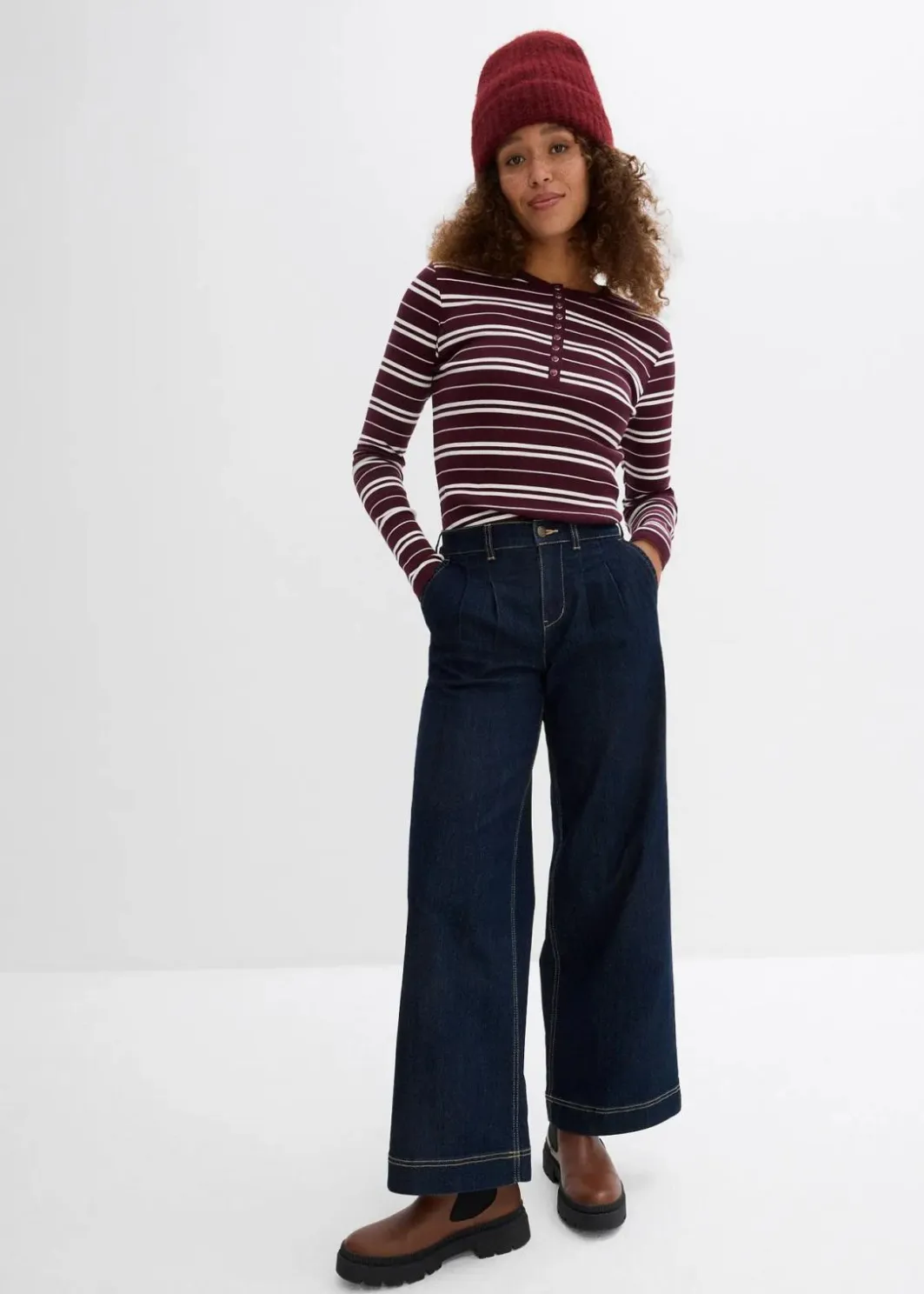 Hot Wide-Leg-Jeans High Waist, Bequembund Damen Bekleidung·Shirts & Tops|Jeans