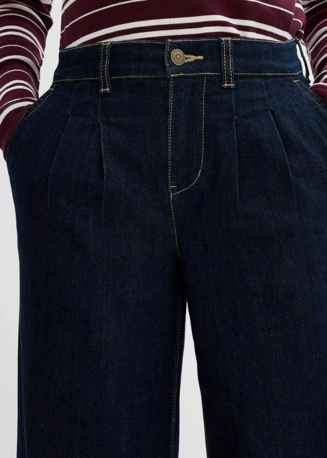 Hot Wide-Leg-Jeans High Waist, Bequembund Damen Bekleidung·Shirts & Tops|Jeans