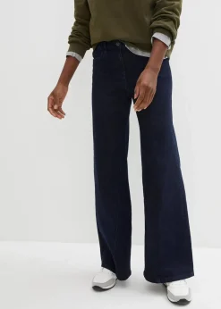 Wide-Leg-Jeans High Waist, Bequembund Damen Kurzgrößen|Bekleidung·Shirts & Tops