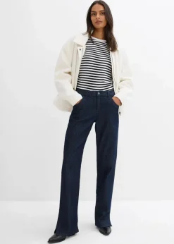Sale Wide-Leg-Jeans High Waist, Bequembund Damen Bekleidung·Shirts & Tops|Jeans