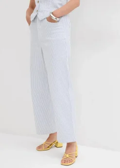New Wide-Leg-Jeans High Waist, cropped Damen Bekleidung·Shirts & Tops|Jeans