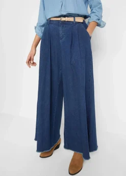 Best Wide-Leg-Jeans, Hosenrock Damen Bekleidung·Shirts & Tops|Jeans
