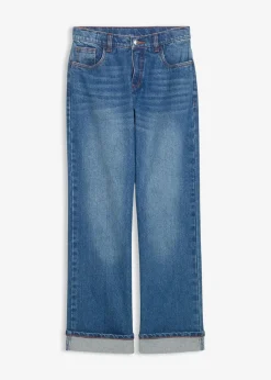 Clearance Wide-Leg-Jeans Low Waist Kinder Mädchen 9-16 Jahre·Jeans