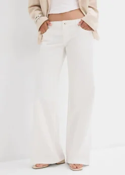 Wide-Leg-Jeans, Low Waist Damen Kurzgrößen|Bekleidung·Shirts & Tops