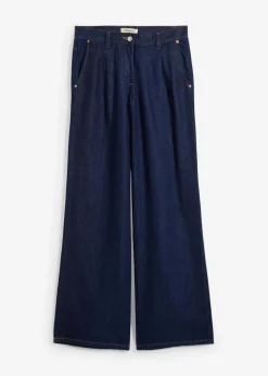 Outlet Wide-Leg-Jeans, Mid Waist Damen Kurzgrößen|Bekleidung·Shirts & Tops
