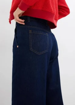 Outlet Wide-Leg-Jeans, Mid Waist Damen Kurzgrößen|Bekleidung·Shirts & Tops
