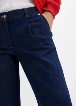 Outlet Wide-Leg-Jeans, Mid Waist Damen Kurzgrößen|Bekleidung·Shirts & Tops