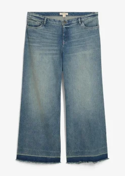 Discount Wide-Leg-Jeans Mid Waist Damen Kurzgrößen|Bekleidung·Shirts & Tops