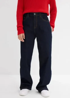 Kinder bonprix Mädchen 9-16 Jahre·Jeans|Wide-Leg-Jeans Mid Waist