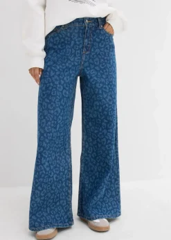 Discount Wide-Leg-Jeans Mid Waist Damen Kurzgrößen|Jeans