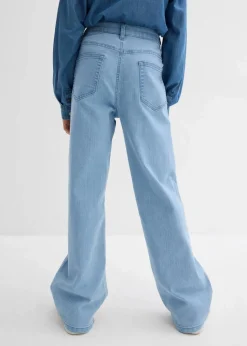 Kinder bonprix Mädchen 9-16 Jahre·Jeans|Mädchen 2-8 Jahre·Nachhaltigere Materialien|Wide-Leg-Jeans Mid Waist