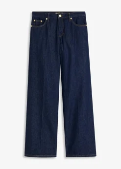 Damen bonprix Bekleidung·Shirts & Tops|Jeans|Wide-Leg-Jeans Mid Waist