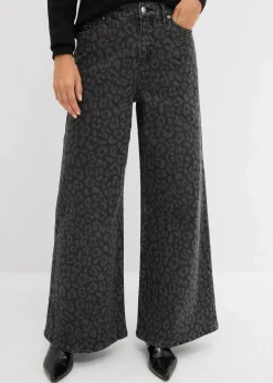 Sale Wide-Leg-Jeans Mid Waist Damen Kurzgrößen|Bekleidung·Shirts & Tops