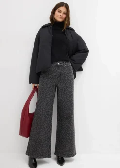 Sale Wide-Leg-Jeans Mid Waist Damen Kurzgrößen|Bekleidung·Shirts & Tops