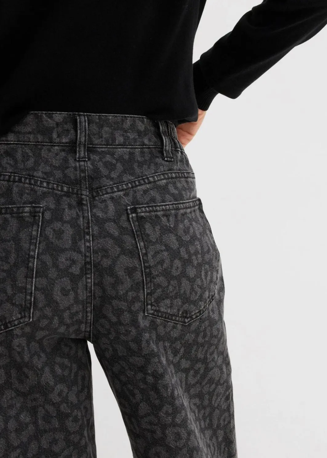 Sale Wide-Leg-Jeans Mid Waist Damen Kurzgrößen|Bekleidung·Shirts & Tops
