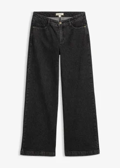Damen bonprix Jeans|Bekleidung·Shirts & Tops|Wide-Leg-Jeans, Mid Waist, Full Length