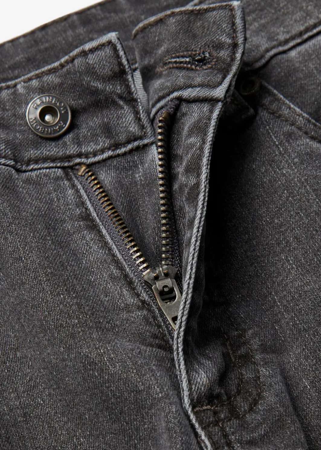 Damen bonprix Jeans|Kurzgrößen|Wide-Leg-Jeans, Mid Waist, Stretch
