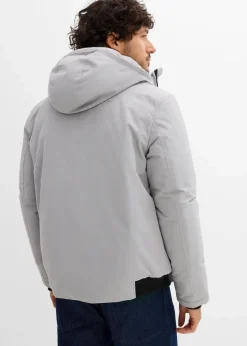 Hot Winterblouson mit Kapuze und sportiven Details Herren Große Größen|Jacken & Mäntel