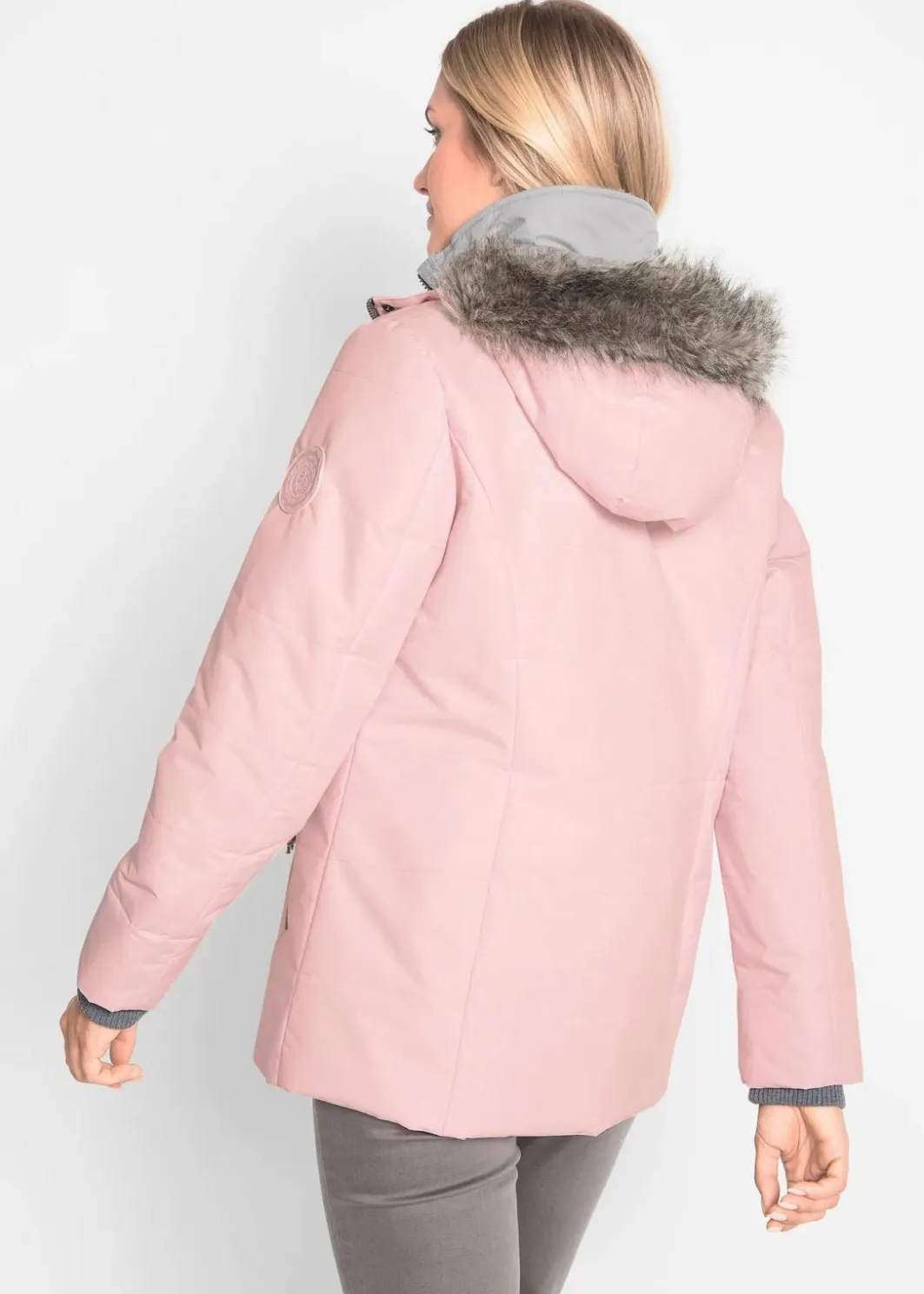 Damen bonprix Jacken & Mäntel|Bekleidung·Hosen|Winterjacke in 2-in1 Optik