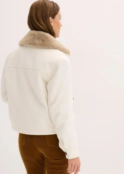 Damen bonprix Jacken & Mäntel|Bekleidung·Hosen|Winterjacke in Wolloptik