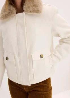 Damen bonprix Jacken & Mäntel|Bekleidung·Hosen|Winterjacke in Wolloptik