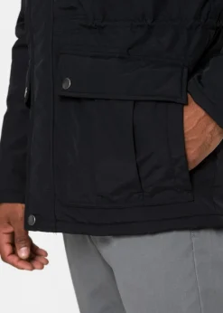 Clearance Winterjacke mit abnehmbarer Kapuze, wasserabweisend Herren Große Größen|Outdoorbekleidung