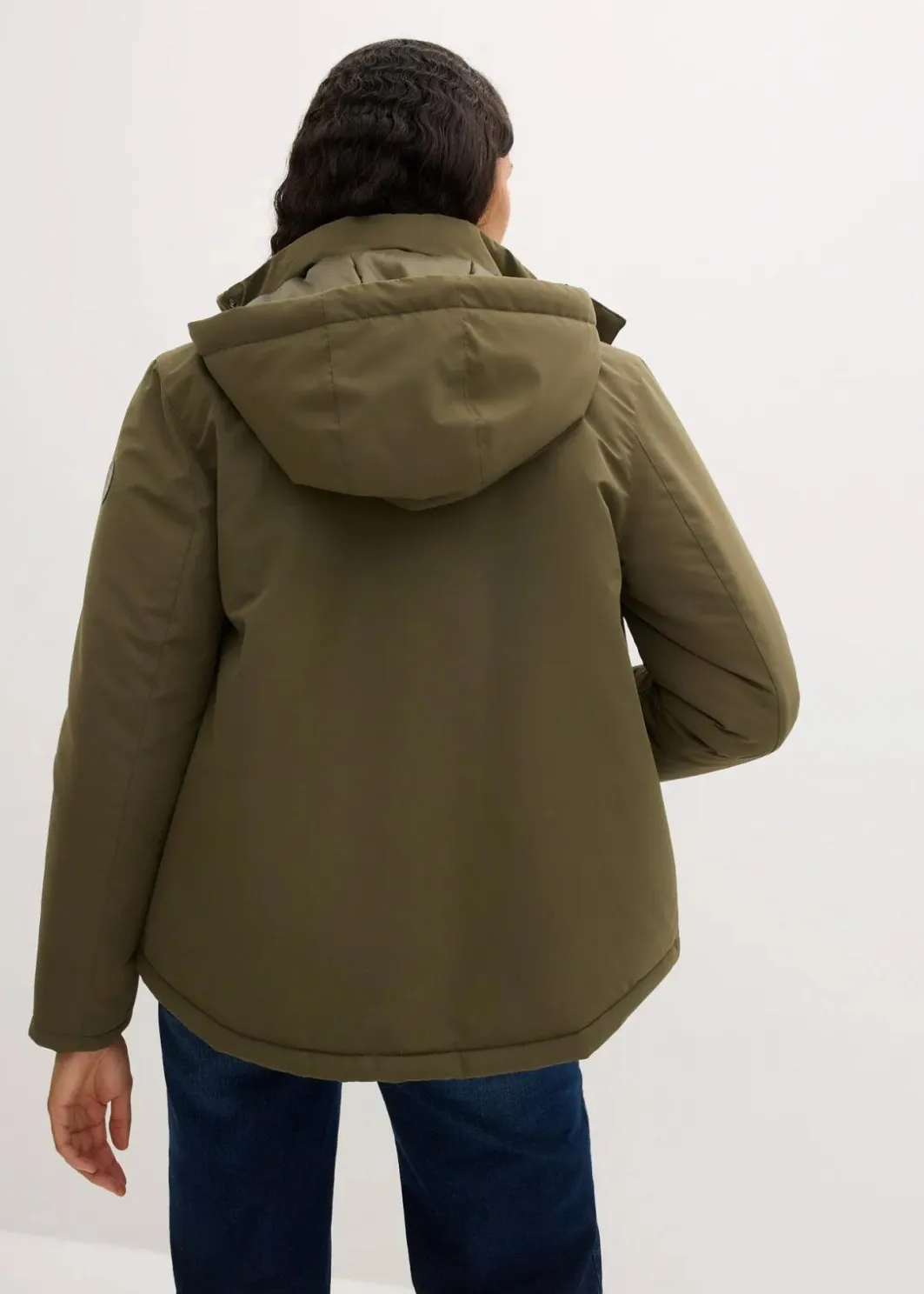 Winterjacke mit aufgesetzen Taschen Damen Nachhaltigere Materialien|Jacken & Mäntel
