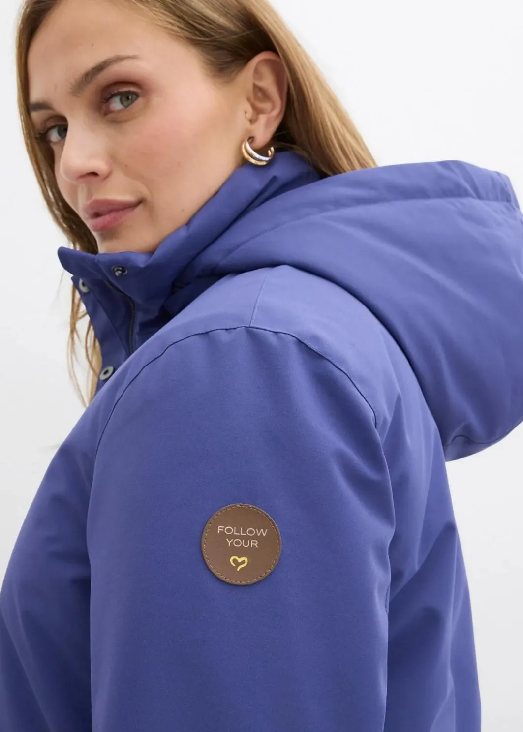 Damen bonprix Bekleidung·Hosen|Jacken & Mäntel|Winterjacke mit aufgesetzen Taschen