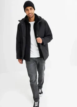 Herren bonprix Große Größen|Jacken & Mäntel|Winterjacke mit Kapuze