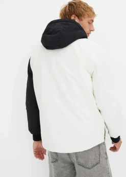 Herren bonprix Große Größen|Jacken & Mäntel|Winterjacke mit Kapuze im Colourblocking