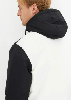Herren bonprix Große Größen|Jacken & Mäntel|Winterjacke mit Kapuze im Colourblocking