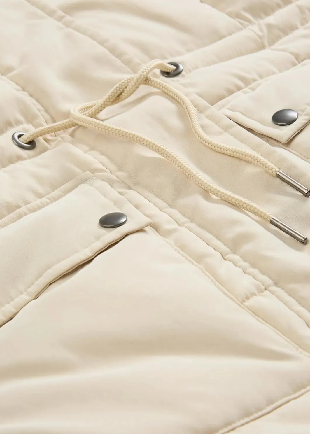 Discount Winterjacke mit verstellbarem Taillenbündchen Damen Bekleidung·Hosen|Jacken & Mäntel