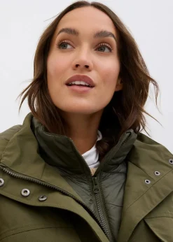 Damen bonprix Jacken & Mäntel|Bekleidung·Hosen|Wintermantel, 2in1 Optik