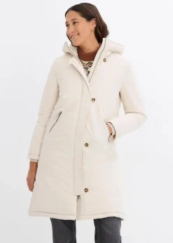 Sale Wintermantel mit Teddyfell in der Kapuze Damen Jacken & Mäntel|Bekleidung·Hosen