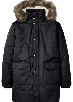 Herren bonprix Große Größen|Jacken & Mäntel|Winter-Parka mit Teddyfutter und abnehmbarer Kapuze