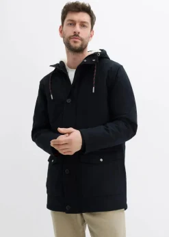 Discount Winter-Parka mit Teddy-Kapuze Herren Große Größen|Jacken & Mäntel