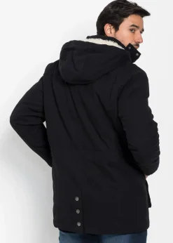 Herren bonprix Große Größen|Jacken & Mäntel|Winter-Parka mit Teddy-Kapuze
